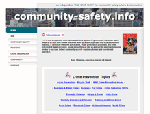 Tablet Screenshot of community-safety.info